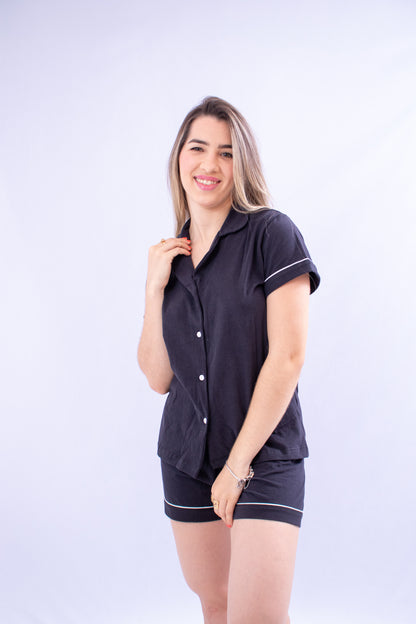 PIJAMA AMERICANO CURTO 100% ALGODÃO